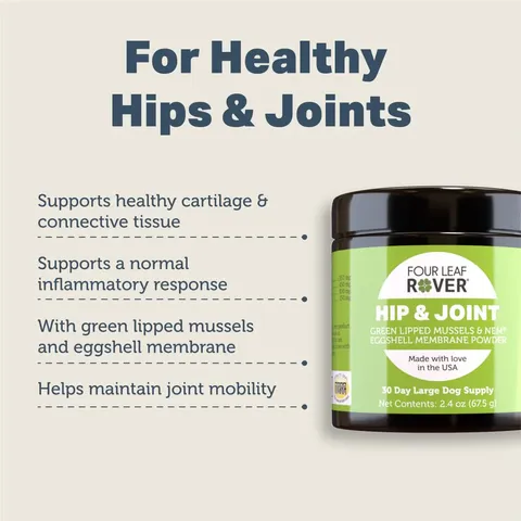 Four Leaf Rover Hip & Joint | Joint Health Support | Holistic Healthcare for Dogs