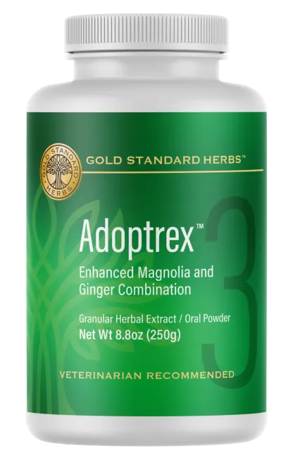Gold Standard Herbs Adoptrex | Digestive Pancreatitis Diabetes Sensitive Gut Support | Holistic Healthcare for Dogs, Cats and Pet Parents