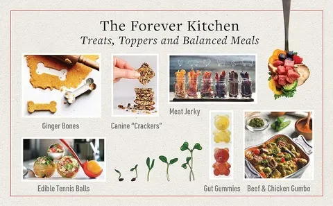 Dr Karen Becker & Rodney Habib Book - The Forever Dog Life (Hard Cover) : 120+ Recipe Longevity Tips and New Science for Better Bowls and Healthier Homes | Pet Natural Care & Health Support Book