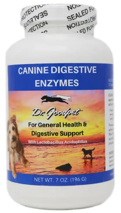 Dr. Goodpet Canine Digestive Enzymes™ (7oz) | Digestive Pancreatitis Support | Holistic Healthcare for Dogs