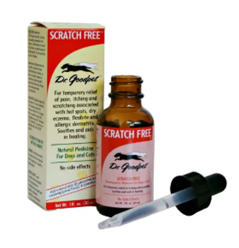 Dr. Goodpet Scratch Free™ (1oz) | Itch Relief Support | Holistic Healthcare for Dogs and Cats