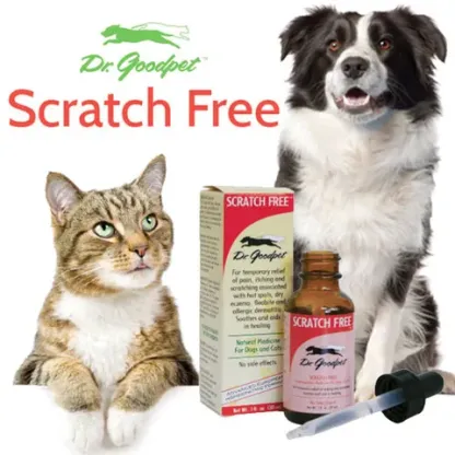 Dr. Goodpet Scratch Free™ (1oz) | Itch Relief Support | Holistic Healthcare for Dogs and Cats