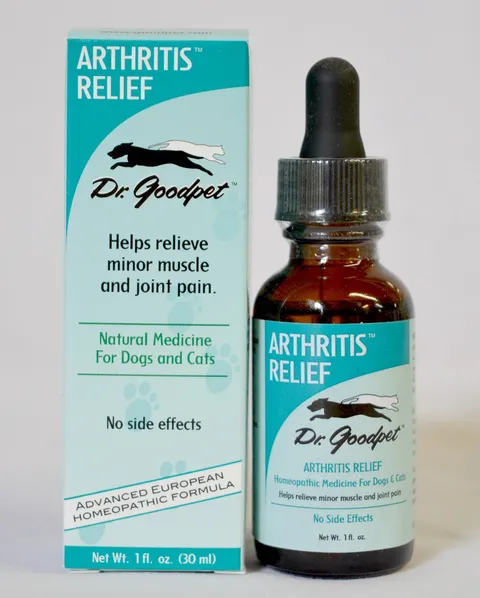 Dr. Goodpet Arthritis Relief ™ (1oz) | Arthritis Joint Support | Holistic Healthcare for Dogs and Cats