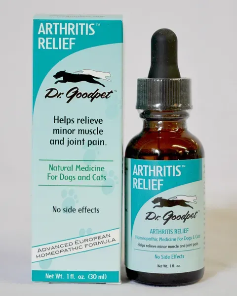Dr. Goodpet Arthritis Relief ™ (1oz) | Arthritis Joint Support | Holistic Healthcare for Dogs and Cats