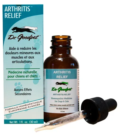 Dr. Goodpet Arthritis Relief ™ (1oz) | Arthritis Joint Support | Holistic Healthcare for Dogs and Cats