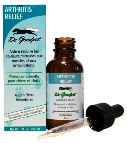 Dr. Goodpet Arthritis Relief ™ (1oz) | Arthritis Joint Support | Holistic Healthcare for Dogs and Cats