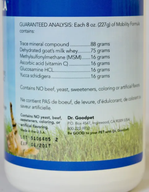 Dr. Goodpet Mobility Formula™ (8oz) | Arthritis Joint Support | Holistic Healthcare for Dogs and Cats