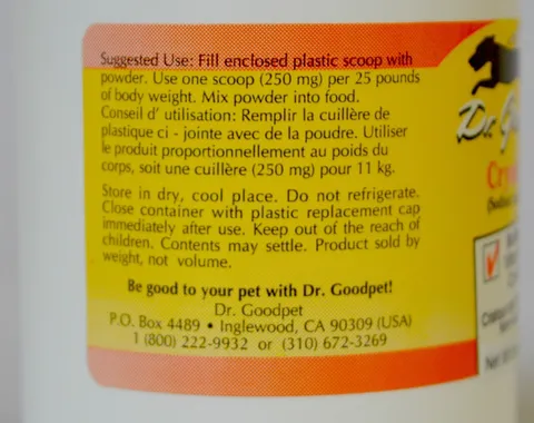 Dr. Goodpet Crystal C™ (2oz) | Vitamin C Immune Stress Oral Support | Holistic Healthcare for Dogs and Cats