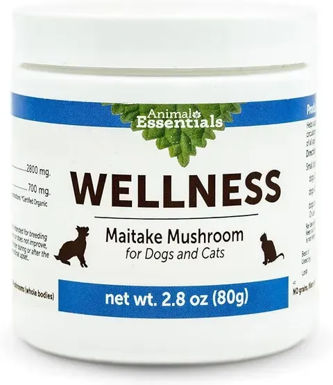 Animal Essentials Maitake Wellness Mushroom (80g) | Immune Diabetes Cancer Support | Holistic Healthcare for Dogs & Cats