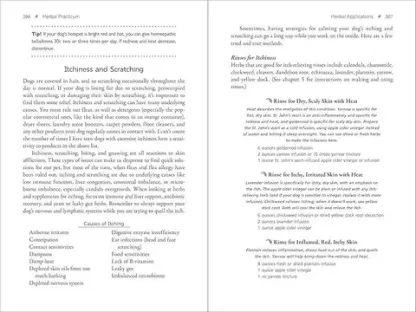 Rita Hogan The Herbal Dog Book - Holistic Canine Herbalism Application & Practice | Pet Natural Care & Health Support Book