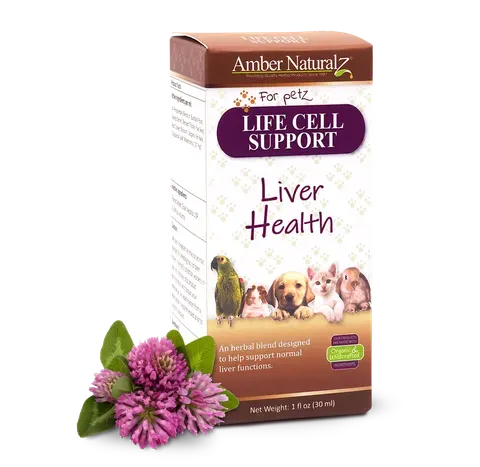 Amber Naturalz Life Cell Support® | Liver & Lymphatic Support | Holistic Healthcare for Dogs and Cats