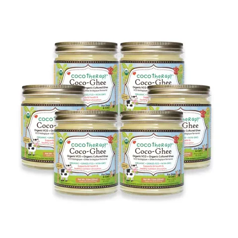 CocoTherapy Coco-Ghee (7.5oz) | Gut, Digestion, Nutrient Absorption, Skin Support | Holistic Healthcare for Dogs, Cats and Pet Parents