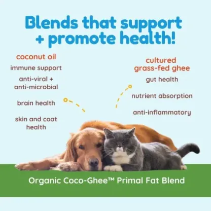 CocoTherapy Coco-Ghee (7.5oz) | Gut, Digestion, Nutrient Absorption, Skin Support | Holistic Healthcare for Dogs, Cats and Pet Parents