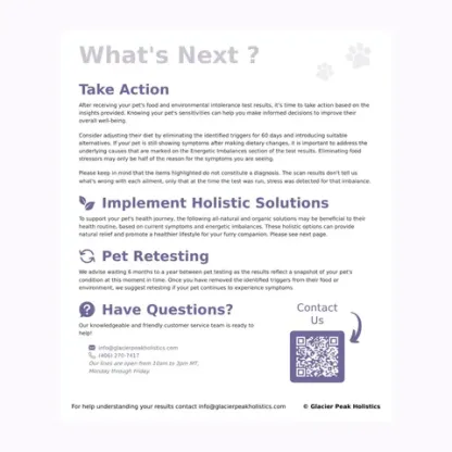 Glacier Peak Pet Intolerance Test | Food & Environmental Sensitivity Test | Holistic Healthcare for Dogs & Cats