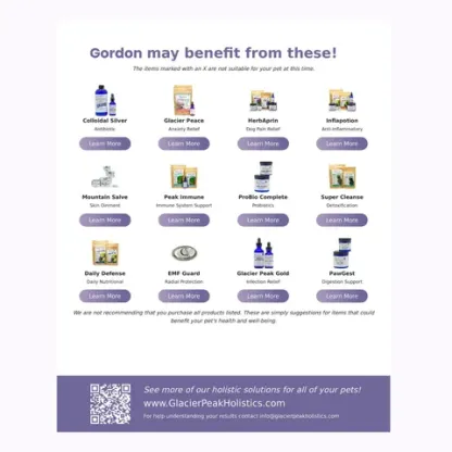 Glacier Peak Pet Intolerance Test | Food & Environmental Sensitivity Test | Holistic Healthcare for Dogs & Cats