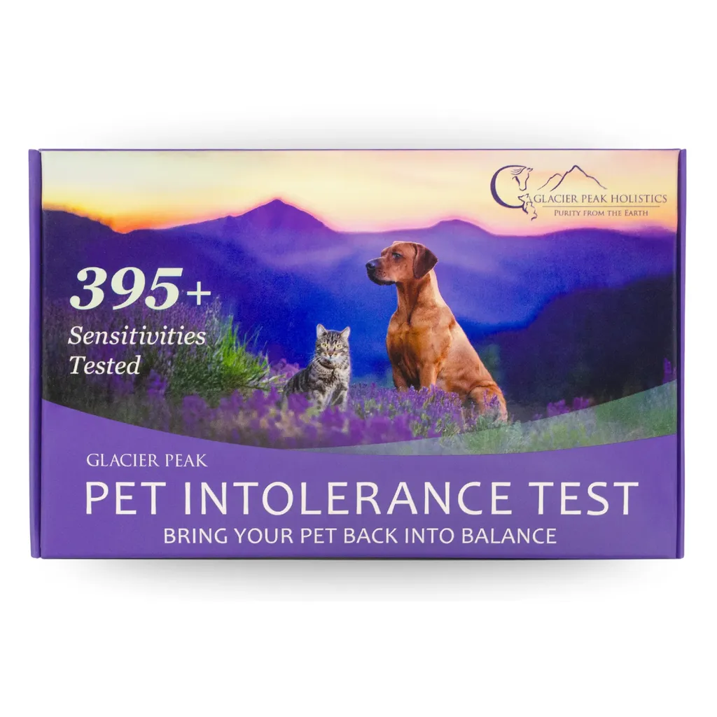 Glacier Peak Pet Intolerance Test | Food & Environmental Sensitivity Test | Holistic Healthcare for Dogs & Cats