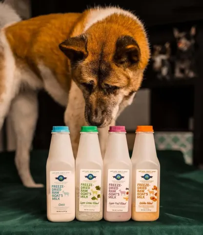 Shepherd Boy Farms Classic Raw Goat's Milk | Freeze-Dried Whole Food Toppers For Dogs and Cats | Premium Pet Food