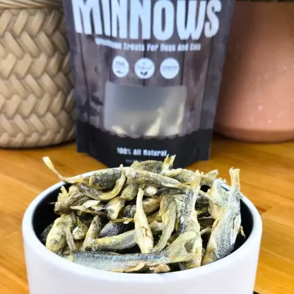 Shepherd Boy Farms Minnows | Freeze-Dried Treats Whole Food Toppers For Dogs and Cats | Premium Pet Treats
