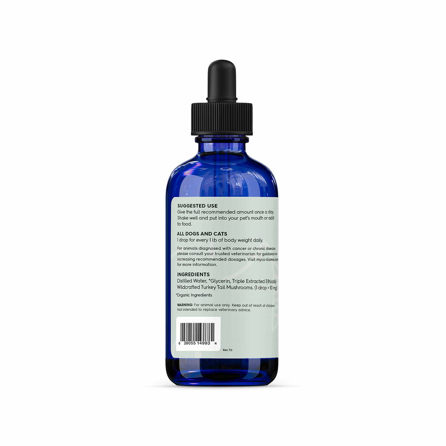 Adored Beast Myco-Biome Turkey Tail Mushrooms (125ml) | Immune Prebiotics Cancer Support | Holistic Healthcare for Dogs and Cats