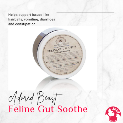 Adored Beast Feline Gut Soothe (46g) Cat Probiotic Diarrhea IBD Loose Stool Support for Cats