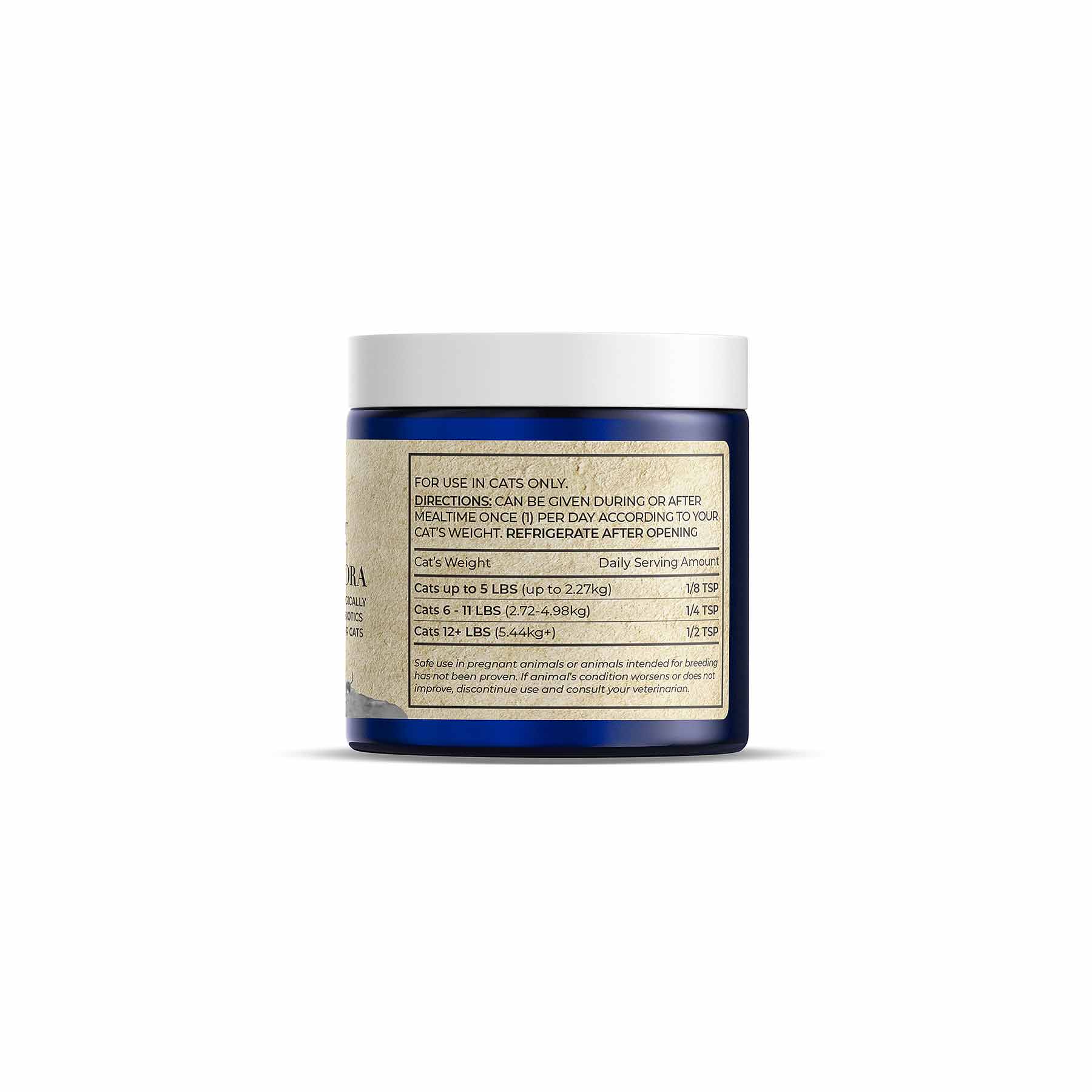 Adored Beast Felix's Flora (40g) Cat Probiotics Prebiotics Gut Health Loose Stool Support for Cats