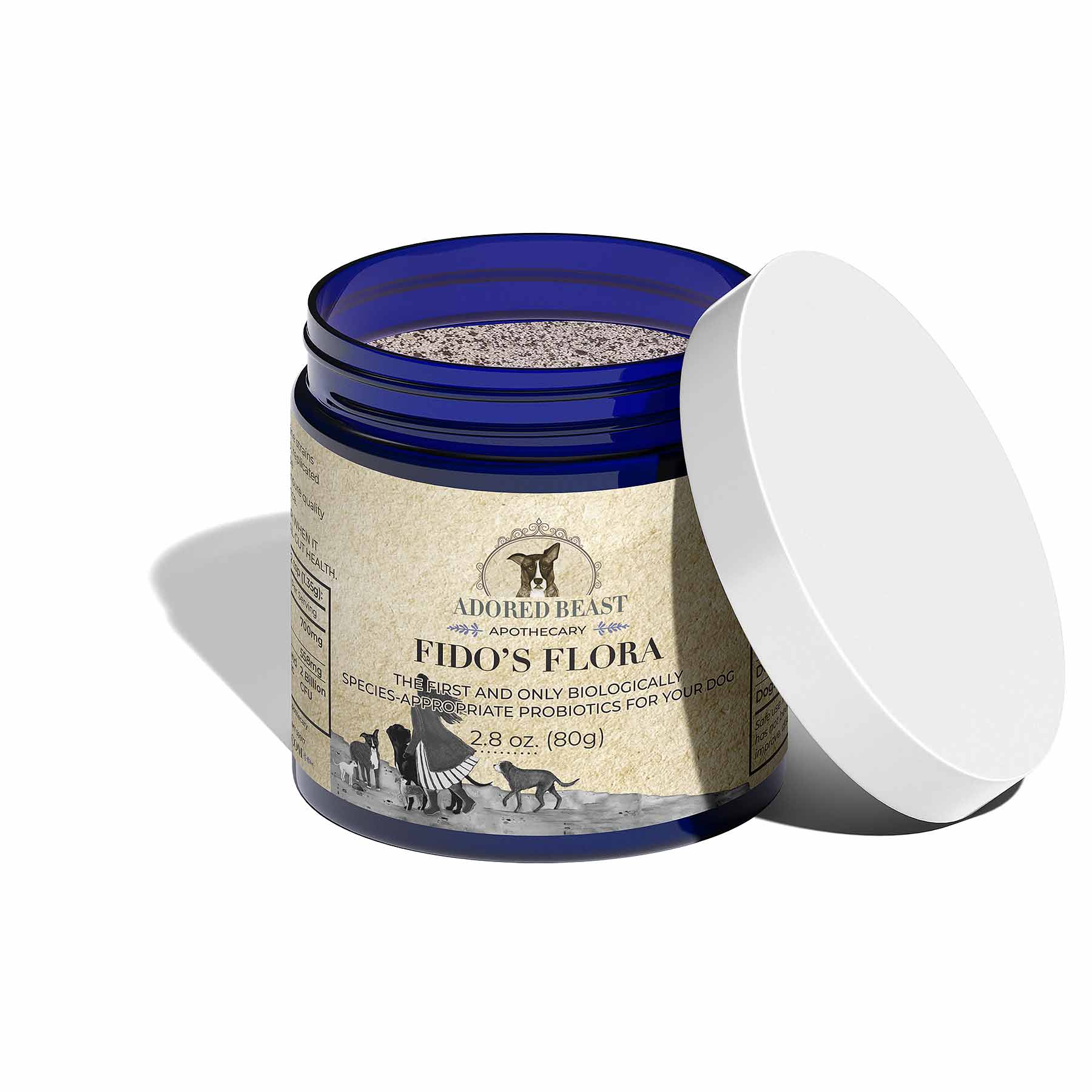 Adored Beast Fido's Flora | Species Appropriate Pre & Probiotics Immune Modulator | Holistic Healthcare for Dogs