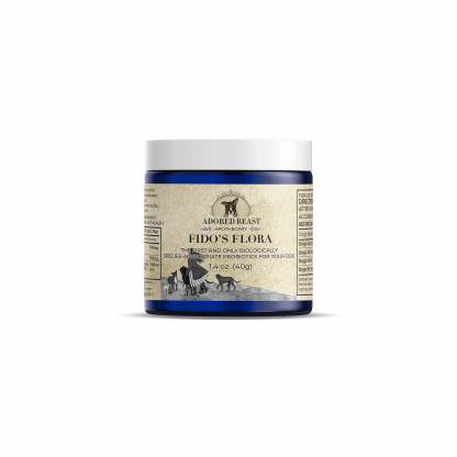 Adored Beast Fido's Flora | Species Appropriate Pre & Probiotics Immune Modulator | Holistic Healthcare for Dogs