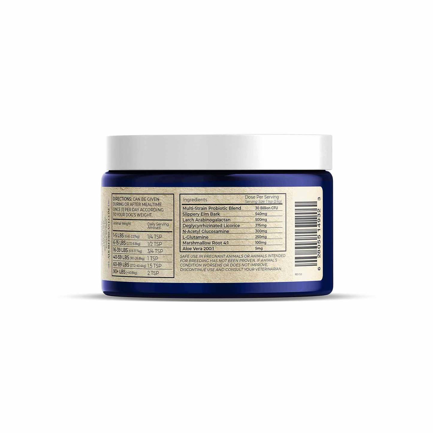 Adored Beast Gut Soothe | Pre & Probiotics Diarrhea IBD Support | Holistic Healthcare for Dogs and Cats