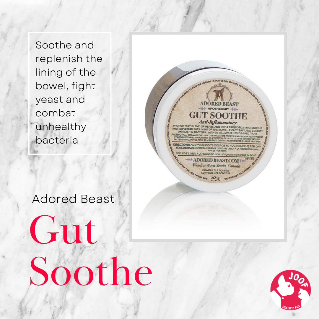Adored Beast Gut Soothe (52g & 153g) Probiotic Diarrhea IBD Loose Stool Digestive Support for Dogs and Cats