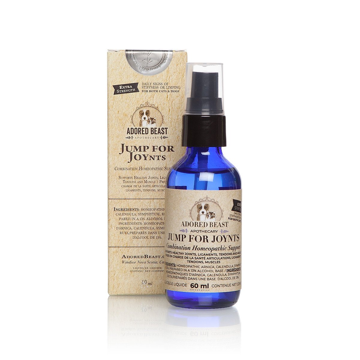 Adored Beast Jump For Joynts (60ml) | Joint Health Support | Holistic Healthcare for Dogs & Cats
