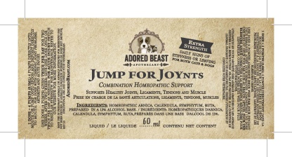 Adored Beast Jump For Joynts (60ml) Joint Hip Mobility Arthritis Pain Support for Dogs and Cats