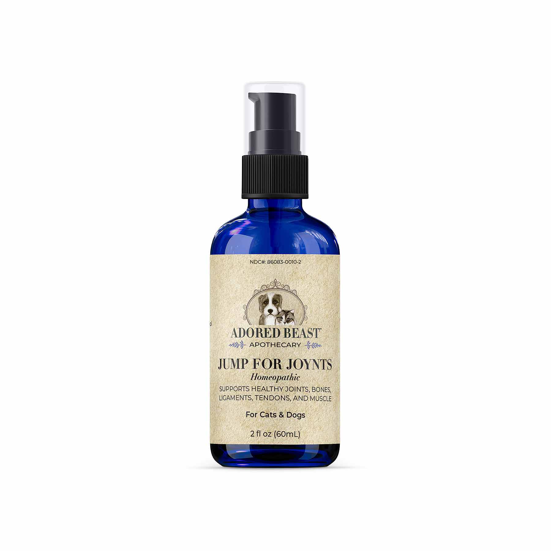 Adored Beast Jump For Joynts (60ml) | Joint Health Support | Holistic Healthcare for Dogs & Cats