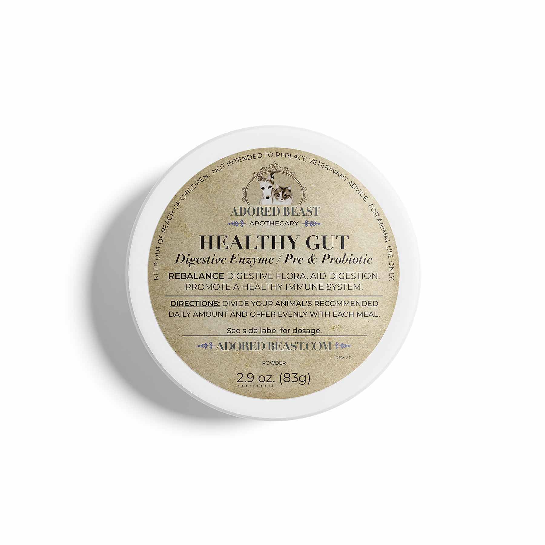Adored Beast Leaky Gut Protocol | Gut Repair Immune Support | Holistic Healthcare for Dogs and Cats