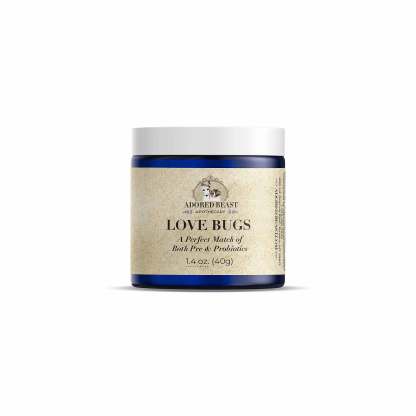 Adored Beast Love Bugs | Pre & Probiotics Gut Support | Holistic Healthcare for Dogs & Cats