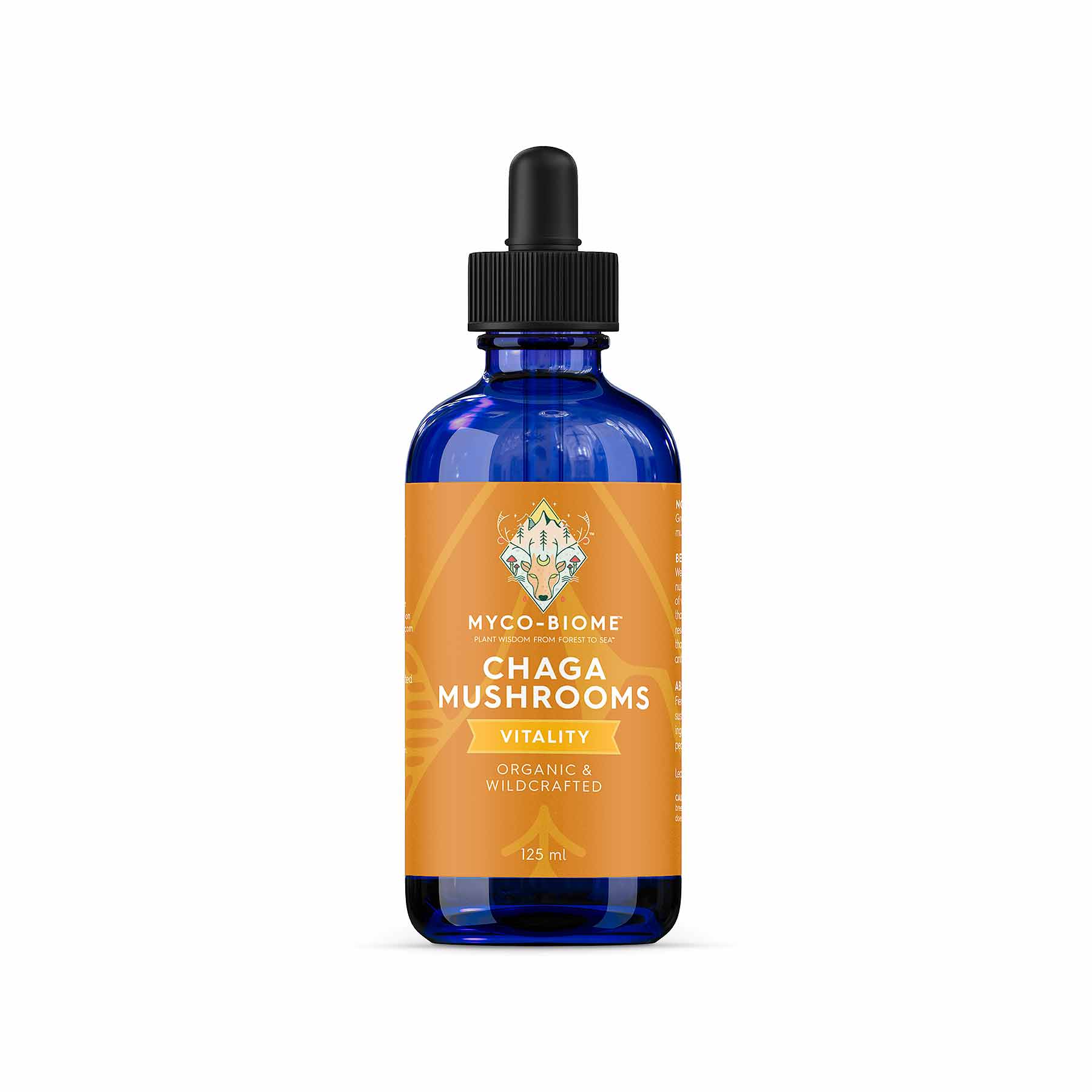 Adored Beast Myco Biome Chaga Mushroom (125ml) Immune Antioxidant Cancer Support for Dogs and Cats