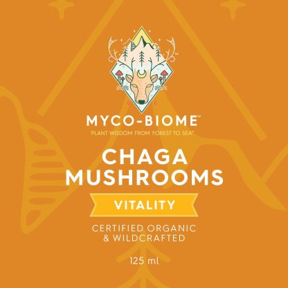 Adored Beast Myco Biome Chaga Mushroom (125ml) Immune Antioxidant Cancer Support for Dogs and Cats