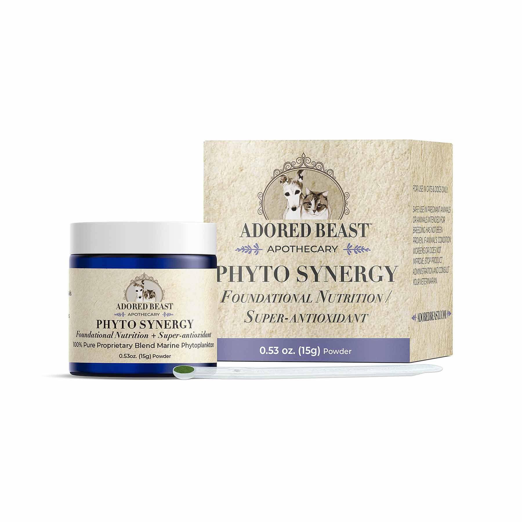 Adored Beast Phyto Synergy (15g & 32g) Omega 3 Antioxidant Skin Coat Dull Fur Support for Dogs and Cats