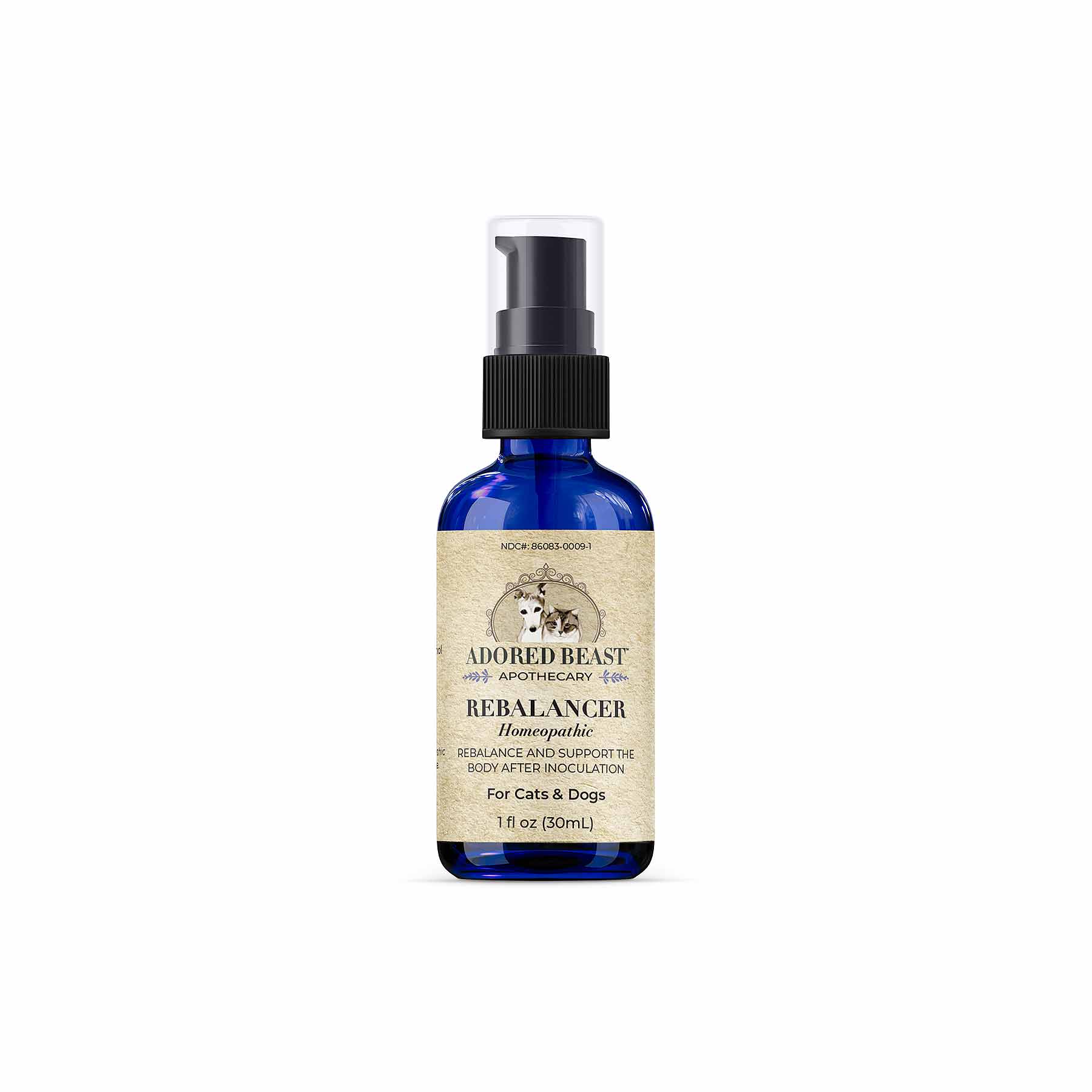 Adored Beast Rebalancer (30ml) | Vaccine Side Effects Removal Support | Holistic Healthcare for Dogs & Cats
