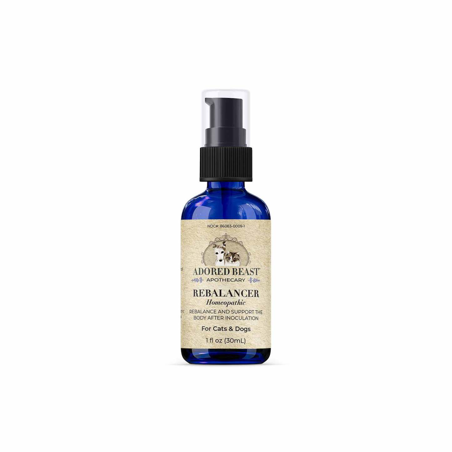 Adored Beast Rebalancer (30ml) | Vaccine Side Effects Removal Support | Holistic Healthcare for Dogs & Cats