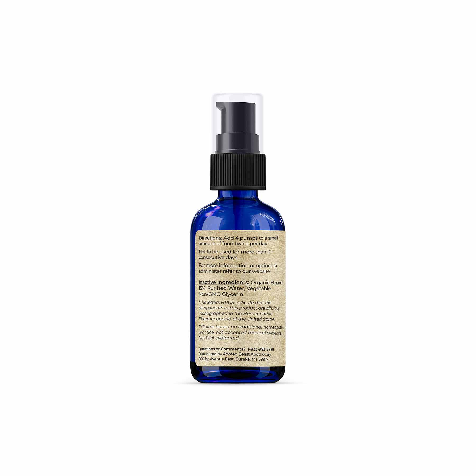 Adored Beast Rebalancer (30ml) | Vaccine Side Effects Removal Support | Holistic Healthcare for Dogs & Cats