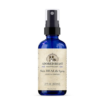 Adored Beast Skin Health Spray (60ml) Wound Hotspot Cuts Scrapes First Aid Support for Dogs and Cats
