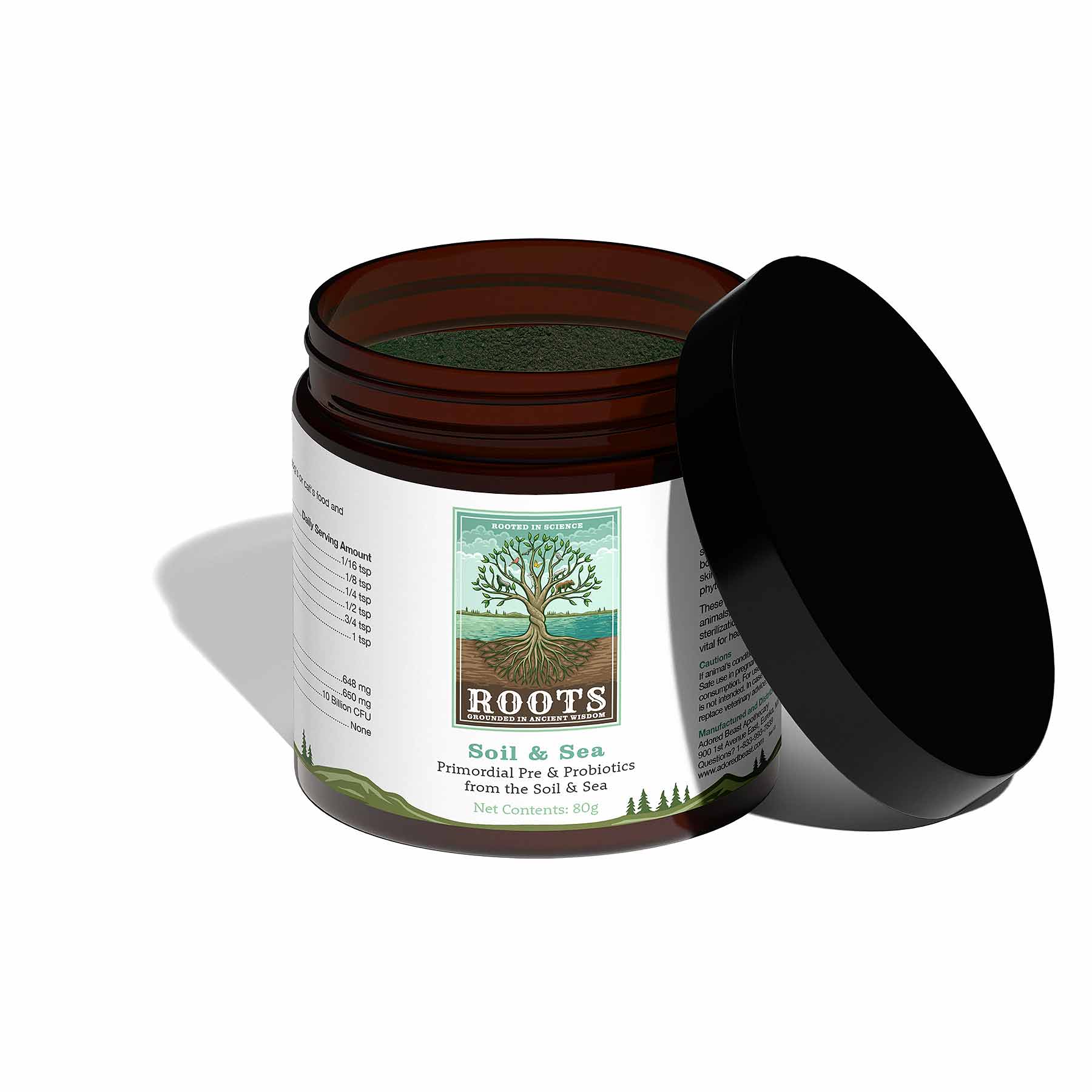 Adored Beast Soil and Sea (40g & 80g) Gut Repair Leaky Gut Mineral Support for Dogs and Cats