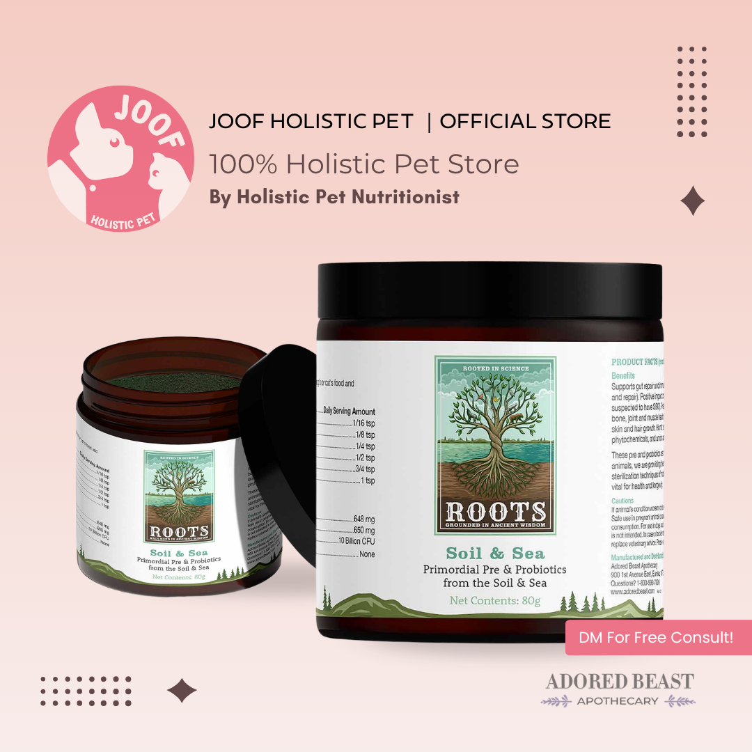 Adored Beast Soil and Sea (40g & 80g) Gut Repair Leaky Gut Mineral Support for Dogs and Cats