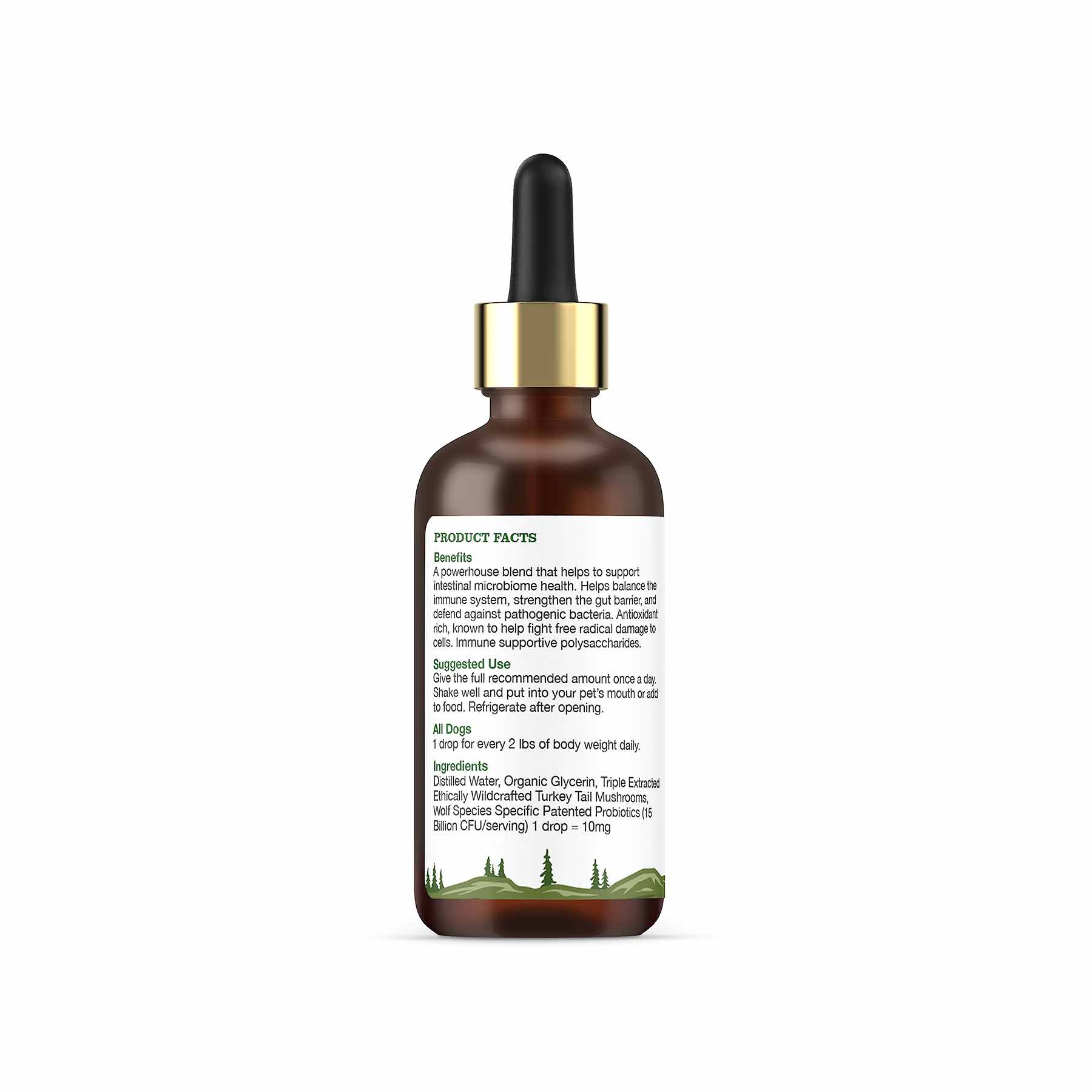 Adored Beast The Wolf (60ml) Species Appropriate Probiotics Prebiotics Gut Immunity Support for Dogs