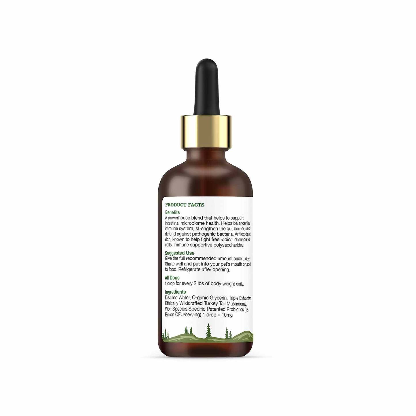 Adored Beast The Wolf (60ml) Species Appropriate Probiotics Prebiotics Gut Immunity Support for Dogs