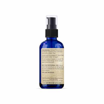 Adored Beast Yeasty Beast Topical Spray (60ml) | Yeast Infection Topical Support | Holistic Healthcare for Dogs