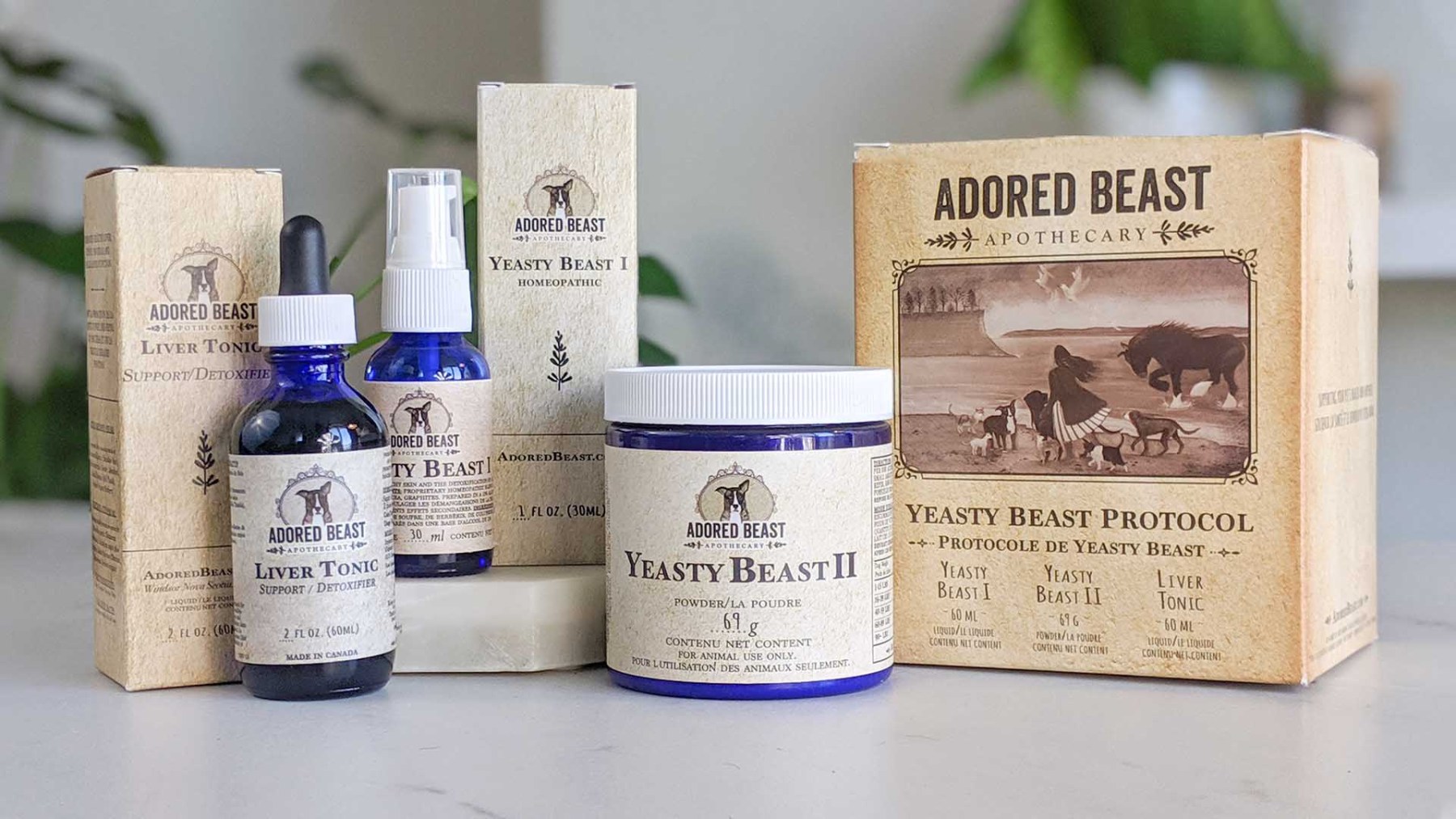 Adored Beast Yeasty Beast Protocol Yeast Infection Itchy Skin Ear Support for Dogs