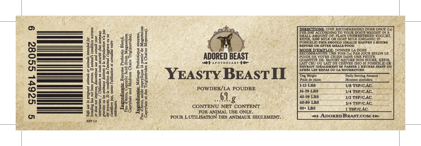 Adored Beast Yeasty Beast Protocol Yeast Infection Itchy Skin Ear Support for Dogs
