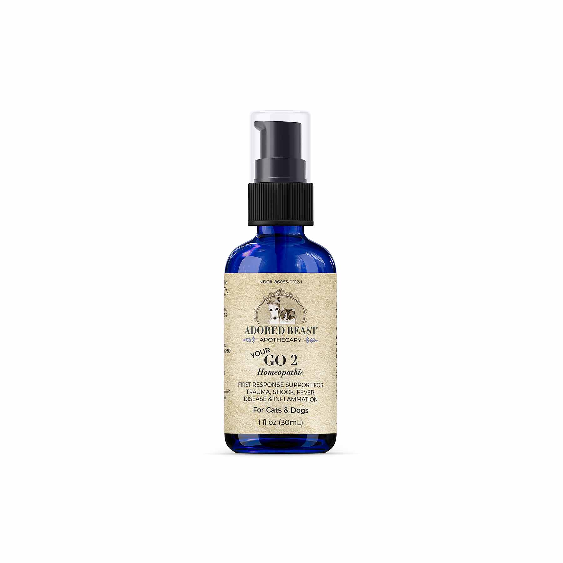 Adored Beast Your Go 2 (30ml) | First Aid Support for All Illness | Holistic Healthcare for Dogs & Cats