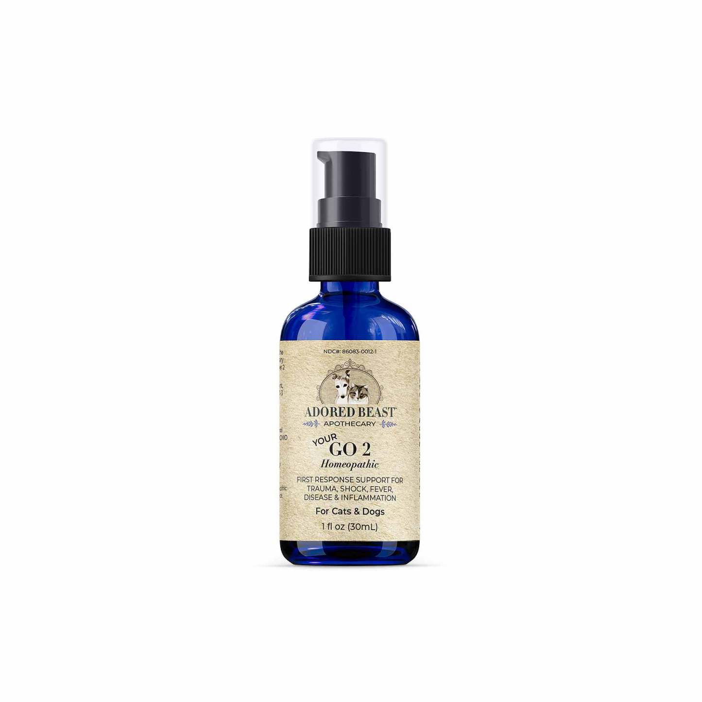 Adored Beast Your Go 2 (30ml) | First Aid Support for All Illness | Holistic Healthcare for Dogs & Cats